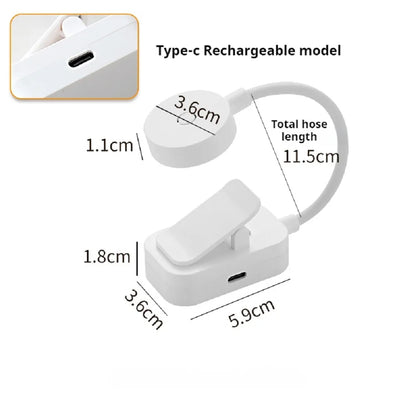 USB Clip-On Book Lamp – Mini Foldable LED with Eye-Friendly Light