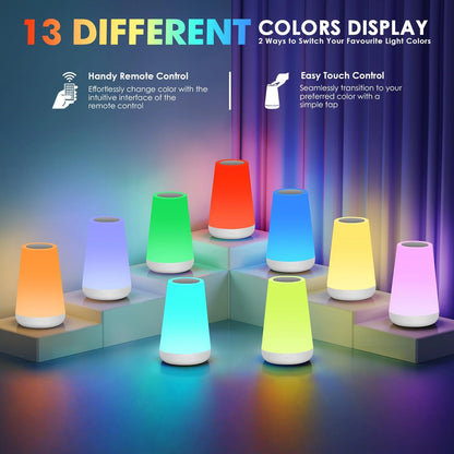 USB RGB Ambient Lamp - Colour-Changing Night Light for Bedroom e Office