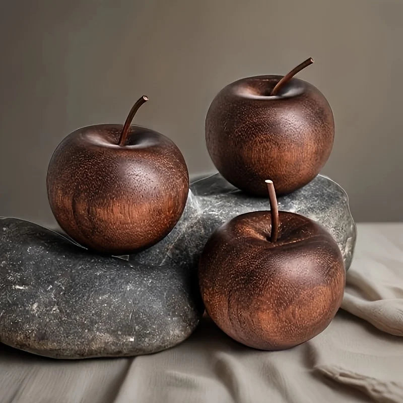 Wooden Apple Aroma Diffuser – Natural Essential Oil Ornament
