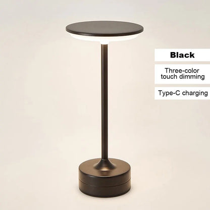 Touch LED Table Lamp - USB Rechargeable Portable Light