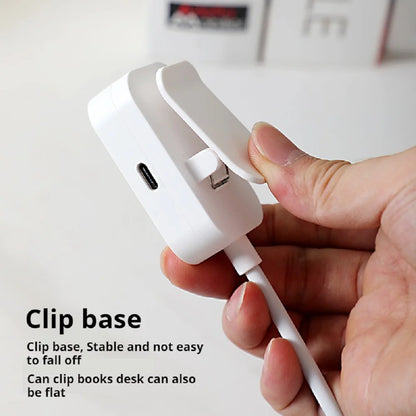 USB Clip-On Book Lamp – Mini Foldable LED with Eye-Friendly Light