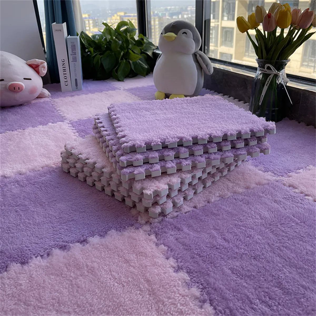Soft plush mat - Warm EVA foam puzzle