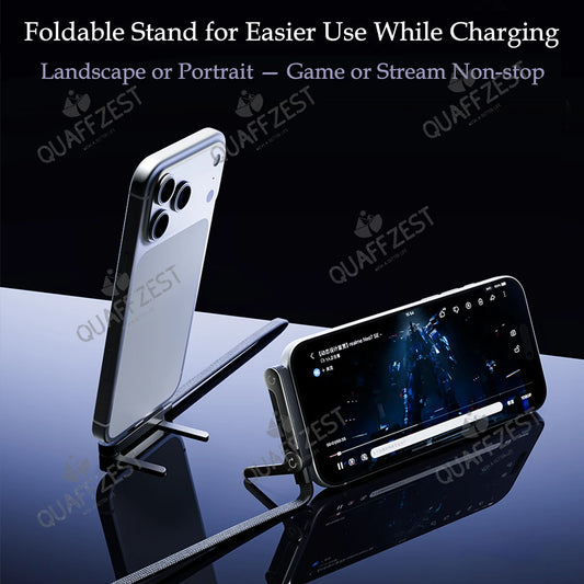 Foldable Phone Holder Cable – 240W Fast Charging 2-in-1