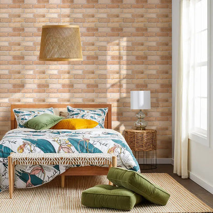 Peel & Stick 3D Brick Wall Stickers – Easy DIY Waterproof Backsplash Tiles