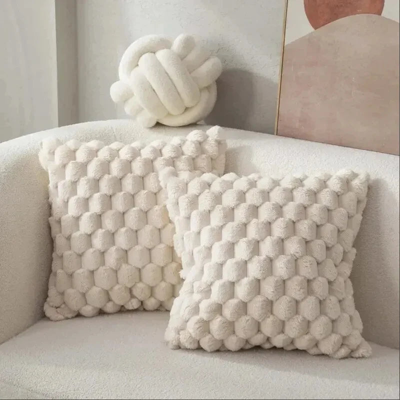 Plush Pineapple Pillowcase – Cosy Home Sofa Cushion Cover