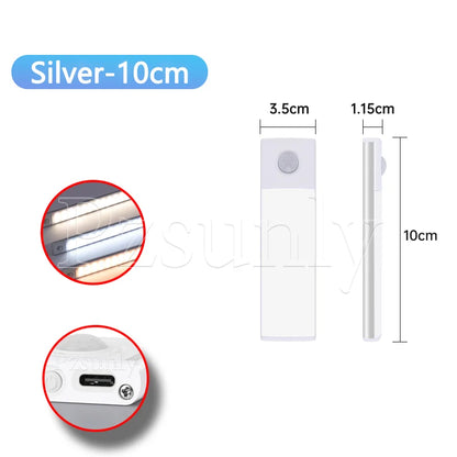 Motion Sensor LED Bar – USB Rechargeable Cabinet Light