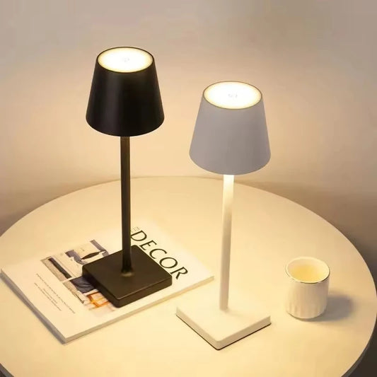 Touch LED Table Lamp – Rechargeable with 3-Level Dimming