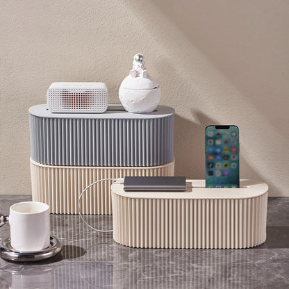 Cable Management Box - Neat Storage for Power Strips and Cables