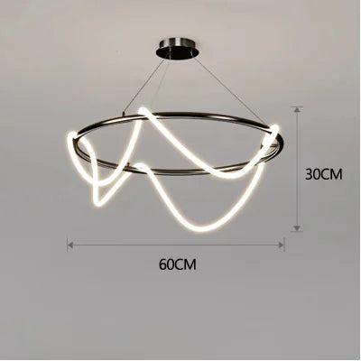 Contemporary LED Ceiling Pendant – Elegant Linear Light