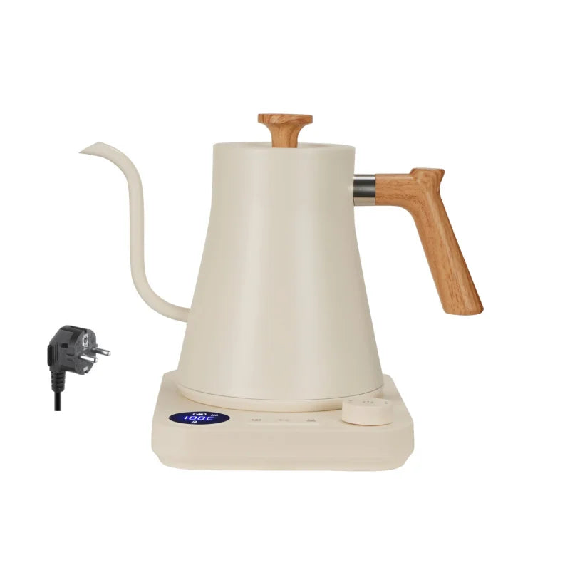 Electric Gooseneck Kettle 900ML – Smart Temperature Control
