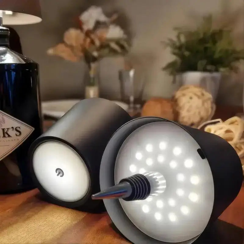 Portable RGB Bottle Lamp – Rechargeable LED Ambient Light