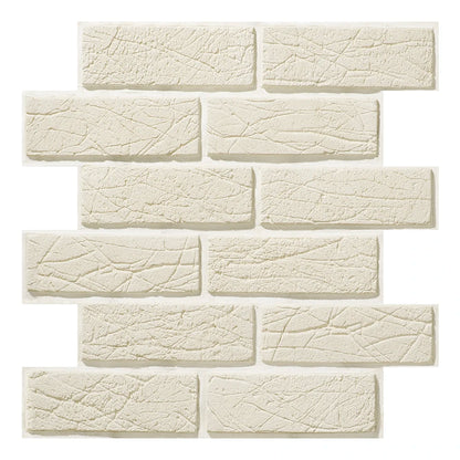 Peel & Stick 3D Brick Wall Stickers – Easy DIY Waterproof Backsplash Tiles